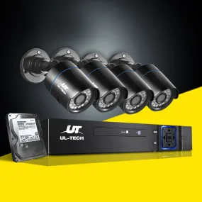 1080P 8CH DVR CCTV System, 4 Cameras, 1TB HDD - UL-Tech