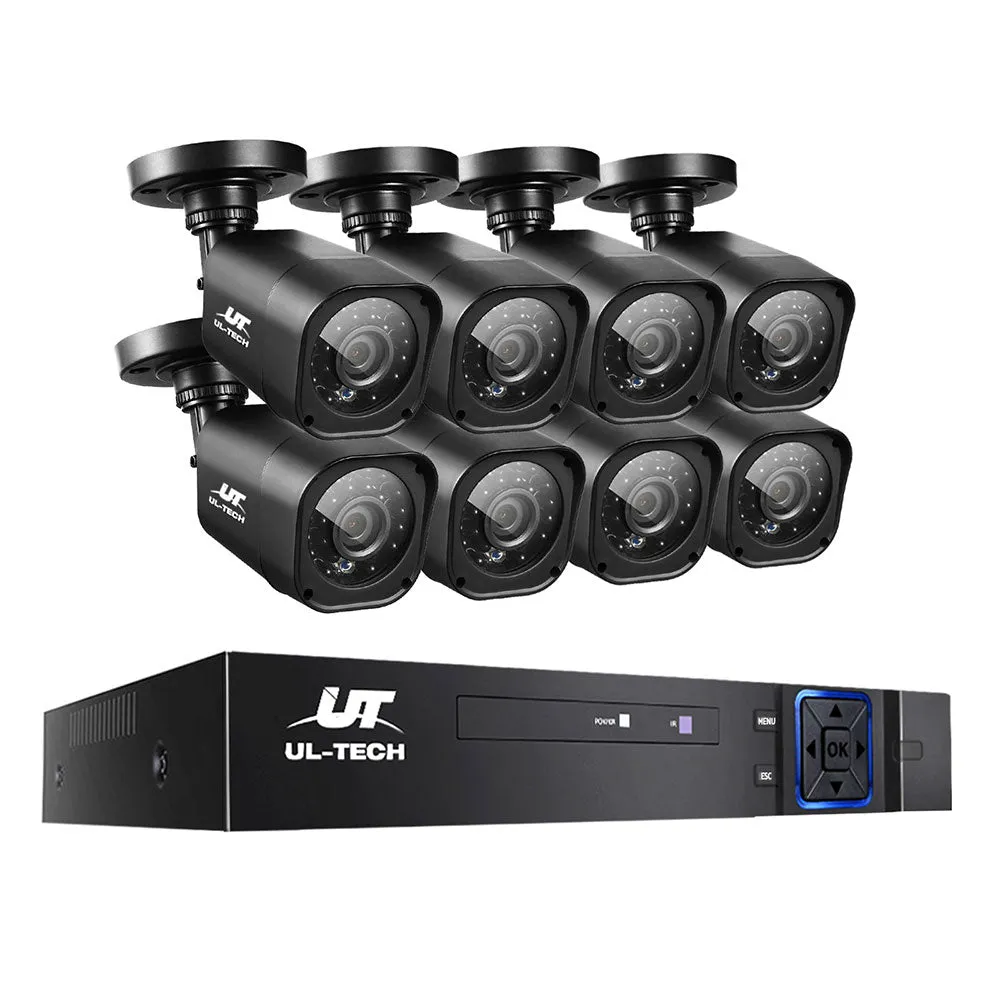 1080p 8CH DVR CCTV System with Night Vision - UL-Tech