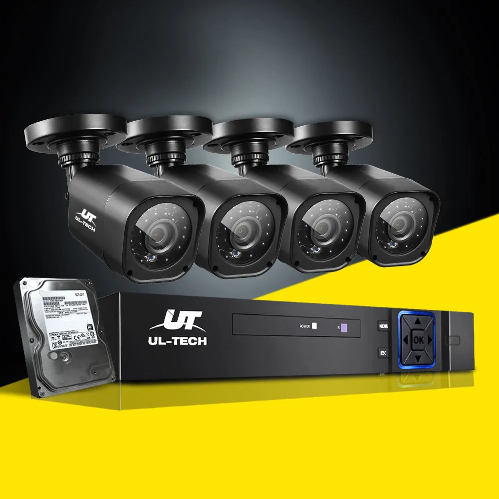 1080P Outdoor 8CH CCTV System 4 Cameras 2TB HDD UL-Tech