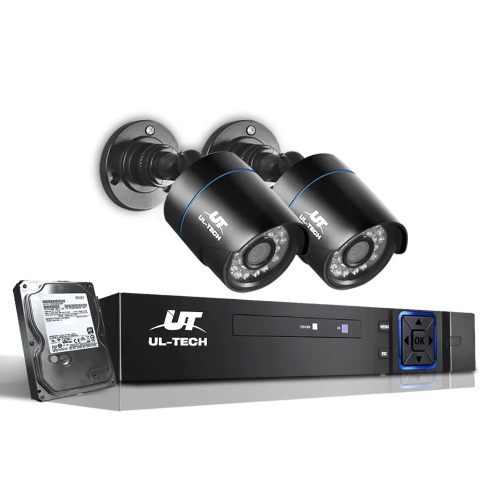 1080P Outdoor CCTV Security System 4CH DVR 2TB | UL-Tech