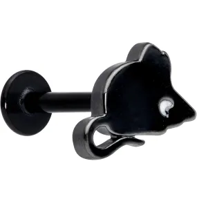 16 Gauge 5/16 Black Mouse Labret Monroe Tragus