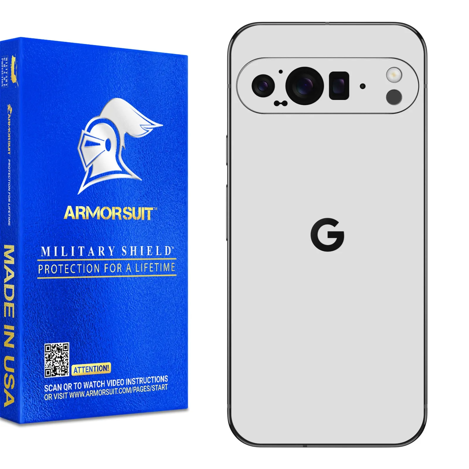 [2 Pack] Armorsuit MilitaryShield Vinyl Skin Wrap Film for Google Pixel 9 Pro