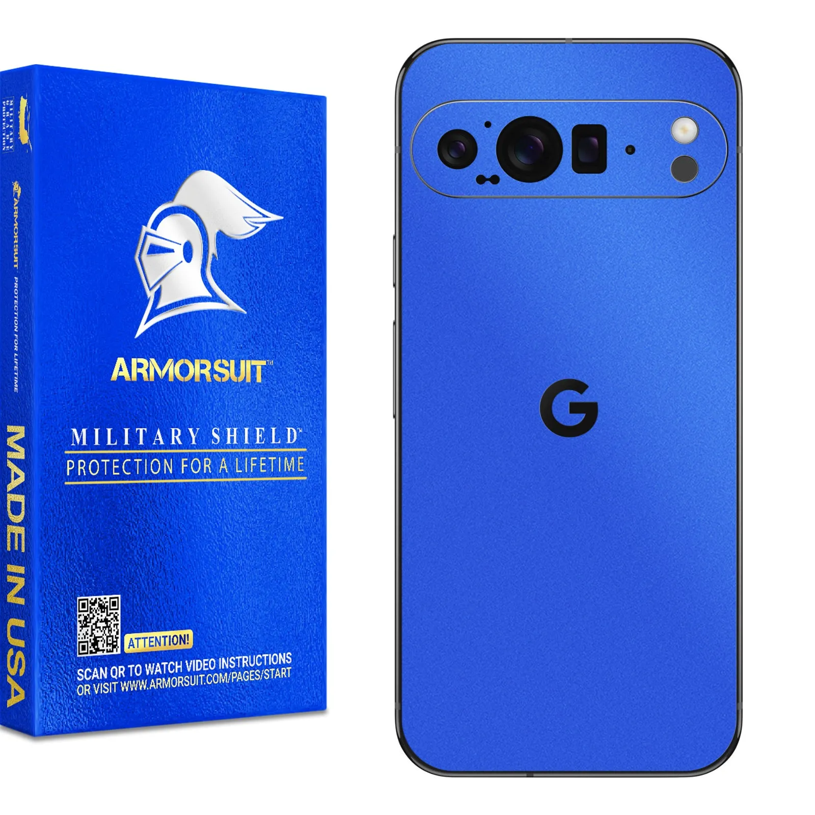 [2 Pack] Armorsuit MilitaryShield Vinyl Skin Wrap Film for Google Pixel 9 Pro