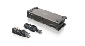 2-Port DVI KVMP Switch w/ Cables (TAA Compliance)