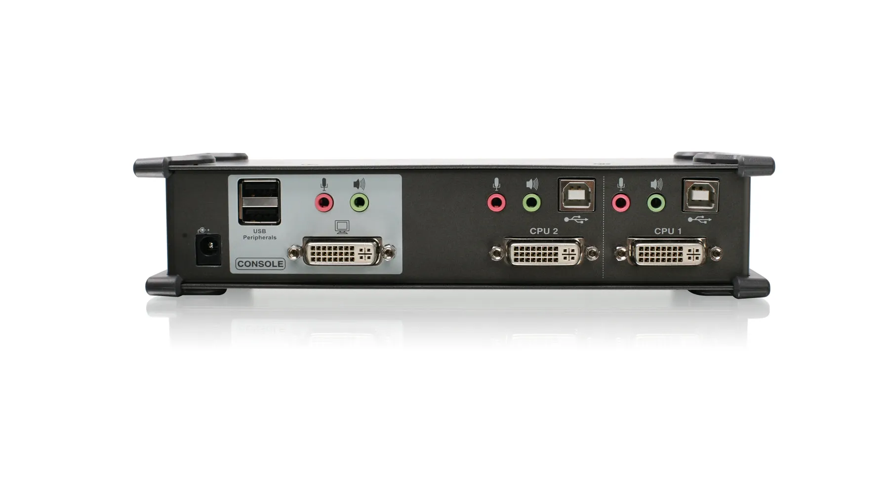 2-Port DVI KVMP Switch w/ Cables (TAA Compliance)