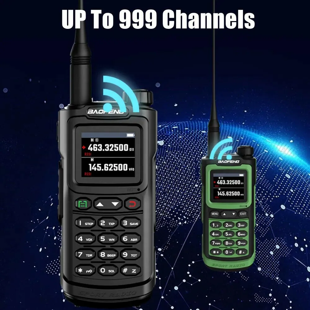 2023 Baofeng UV-G30 Pro V1 10W Walkie Talkie Four Bands Long Range Portable Ham Radios Copy Frequency Waterproof 2-Way Radio Ham