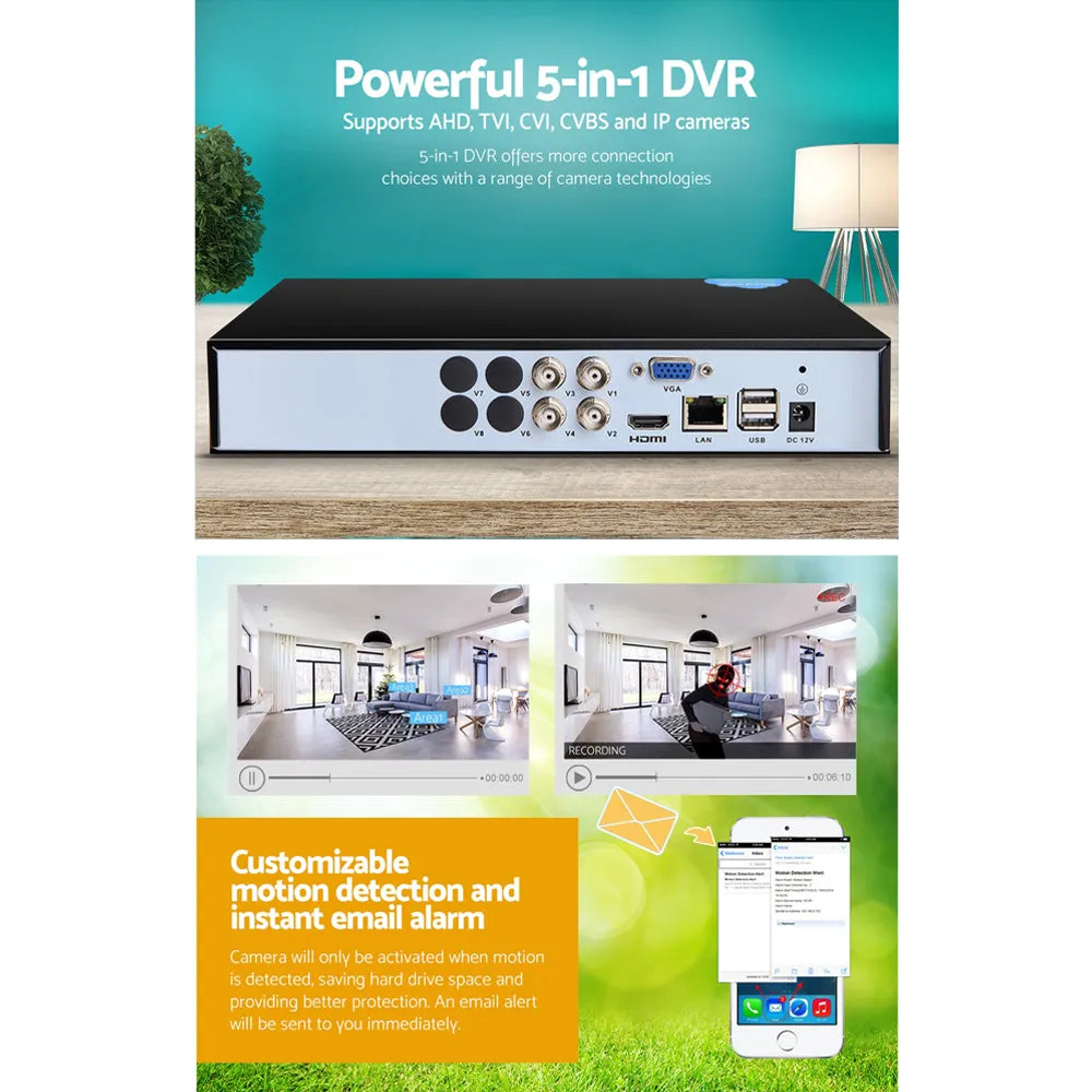 4CH 1080P DVR, HDMI/VGA, Motion Detection - UL-Tech