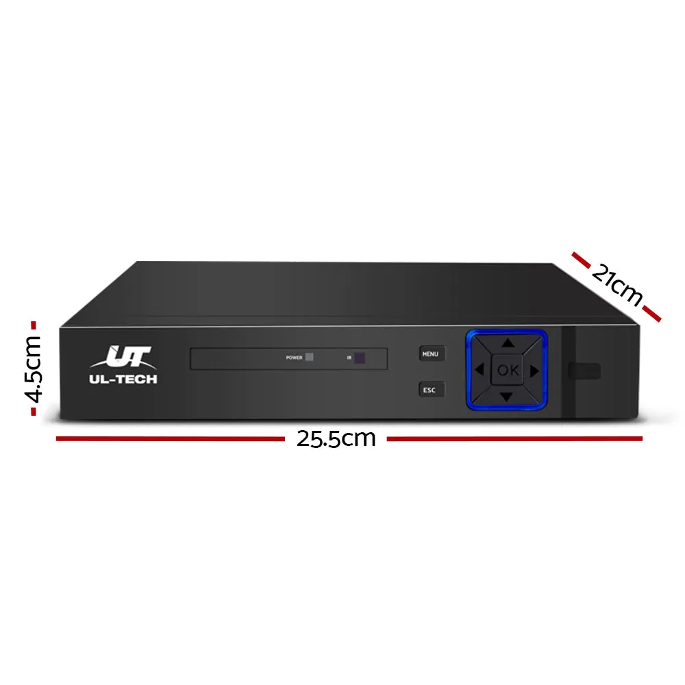 4CH 1080P DVR, HDMI/VGA, Motion Detection - UL-Tech