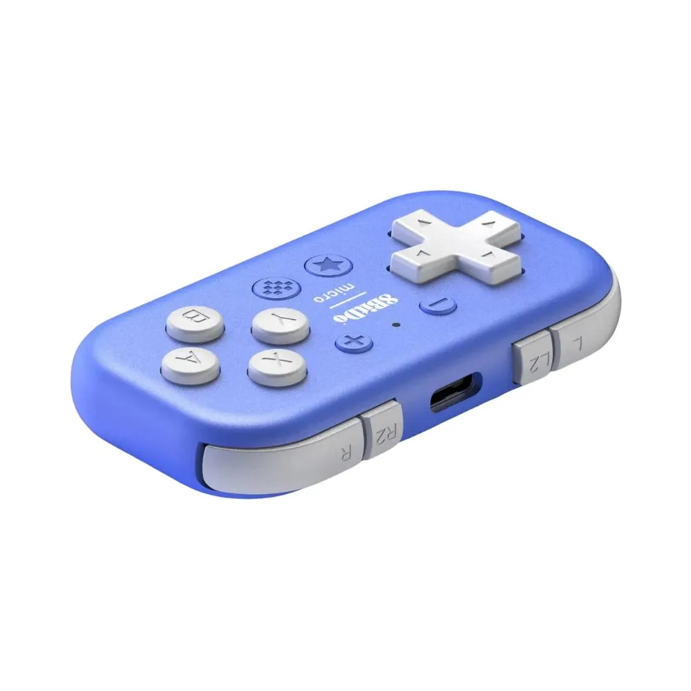 8BitDo Micro Bluetooth Gamepad: For Switch, Pi, Win, iOS, macOS, Android