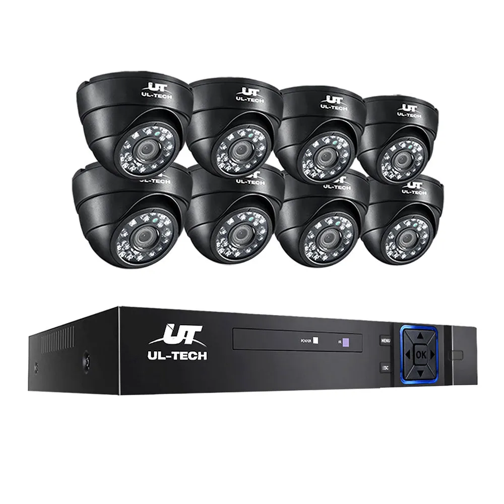 8CH DVR 1080p CCTV Security System with Night Vision - UL-Tech