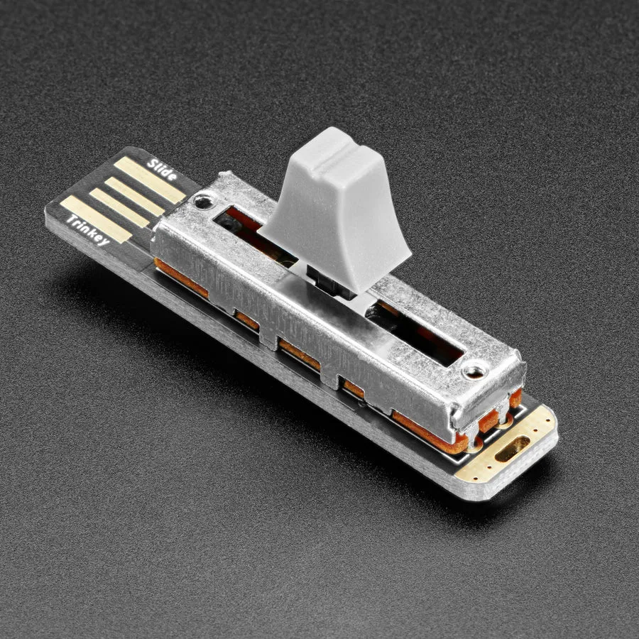 Adafruit Slider Trinkey - USB NeoPixel Slide Potentiometer