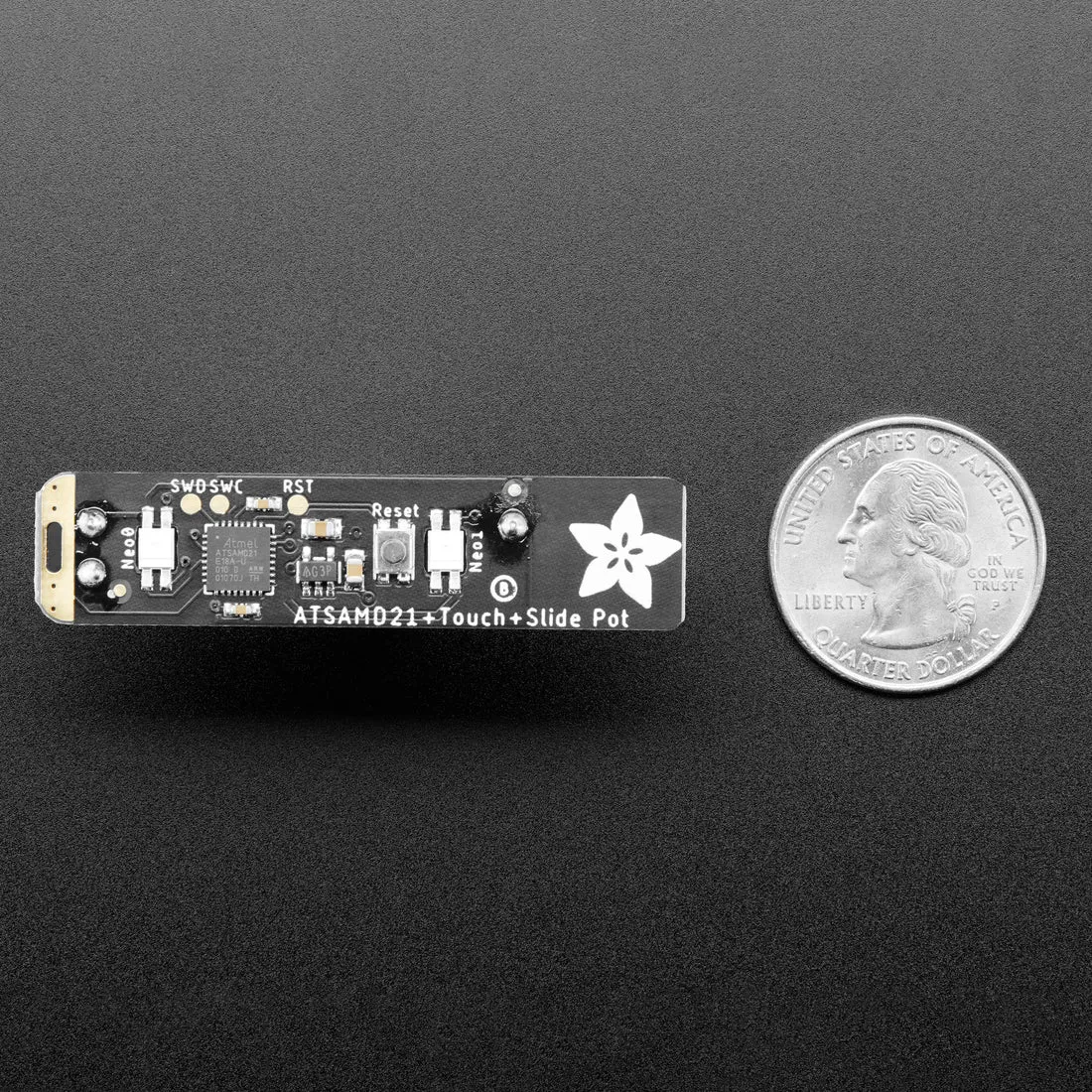 Adafruit Slider Trinkey - USB NeoPixel Slide Potentiometer