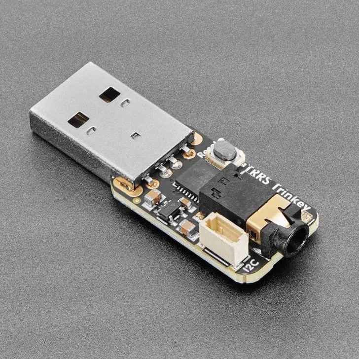 Adafruit TRRS Trinkey - USB Key for Assistive Technology