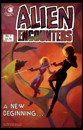 ALIEN ENCOUNTERS #1 Mark Hempel Ken Macklin Mike Hoffman Mike Gustovich eclipse Comics Science Fiction Horror