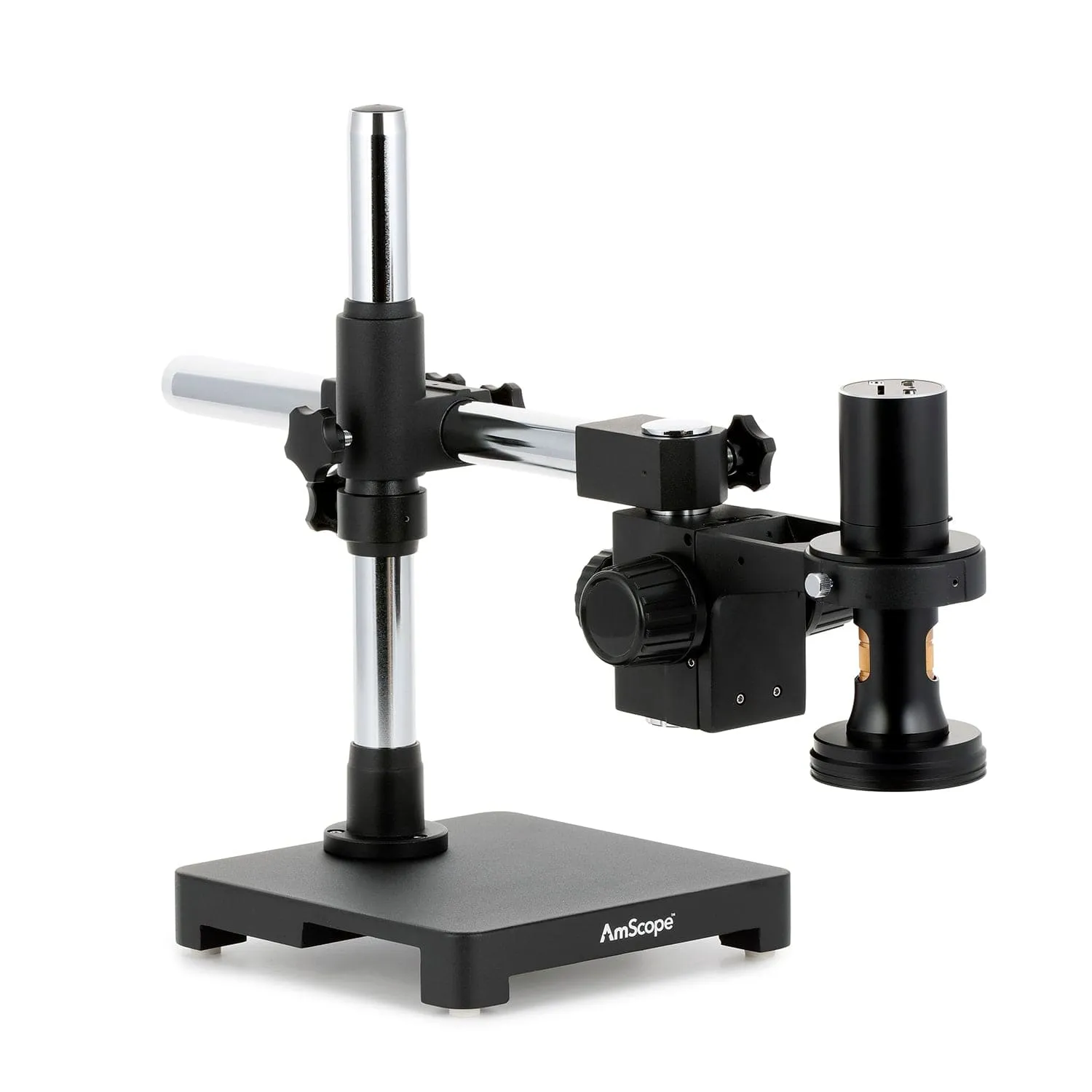 AmScope DM756 Series 1080p HDMI All-in-One Digital Microscope with Zoom Optics on Single-Arm Boom-Stand