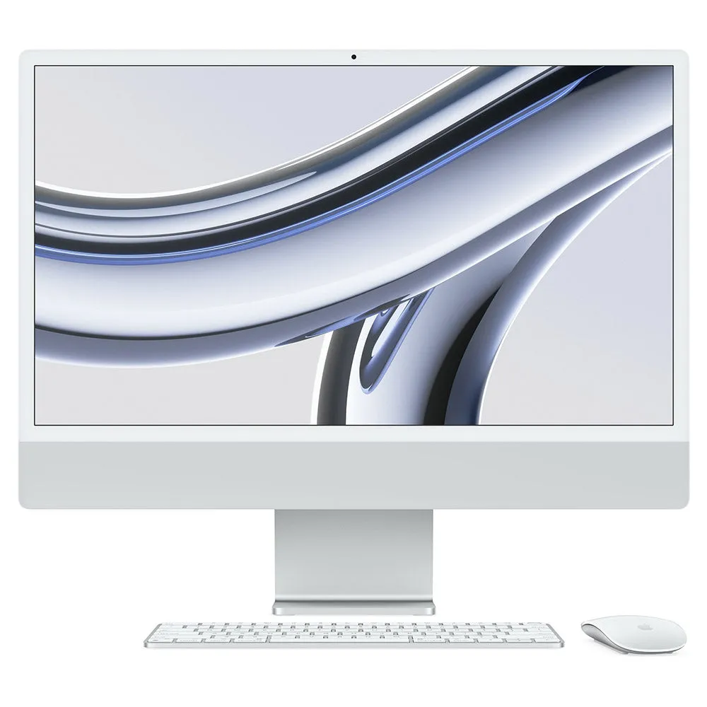 Apple iMac M3 24" 8GB/256GB Desktop - Silver | MQRJ3B/A