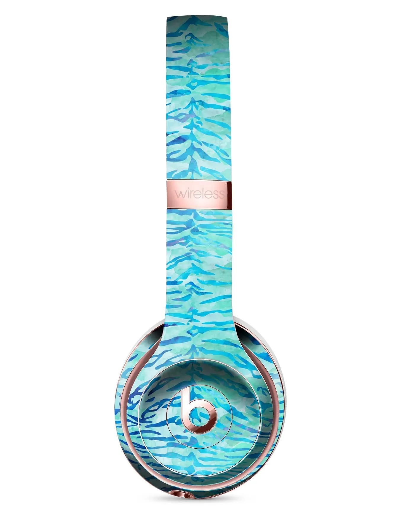 Aqua Watercolor Tiger Pattern Full-Body Skin Kit for the Beats by Dre