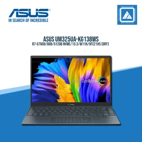 ASUS UM325UA-KG138WS R7-5700U Best for Students and Freelancers