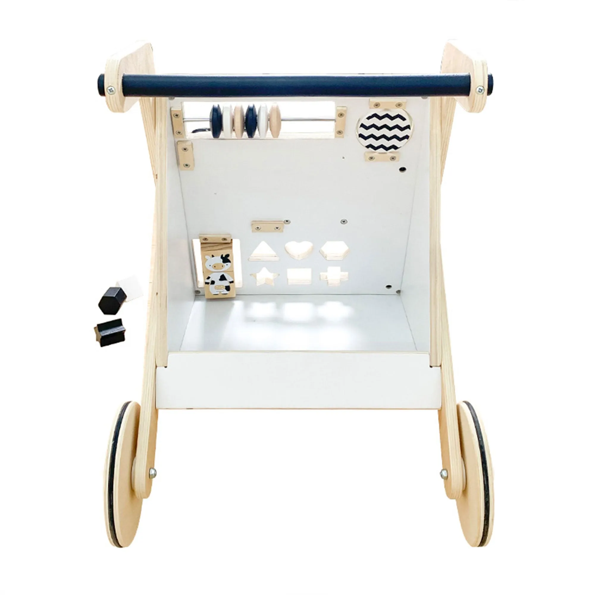 Asweets Wonder & Wise Wooden Baby Push and Pull Multifunctional Activity Walker