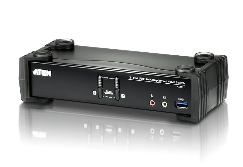 Aten Cs1922 Kvmp Switch - Kvm / Audio / Usb Switch - 2 Ports