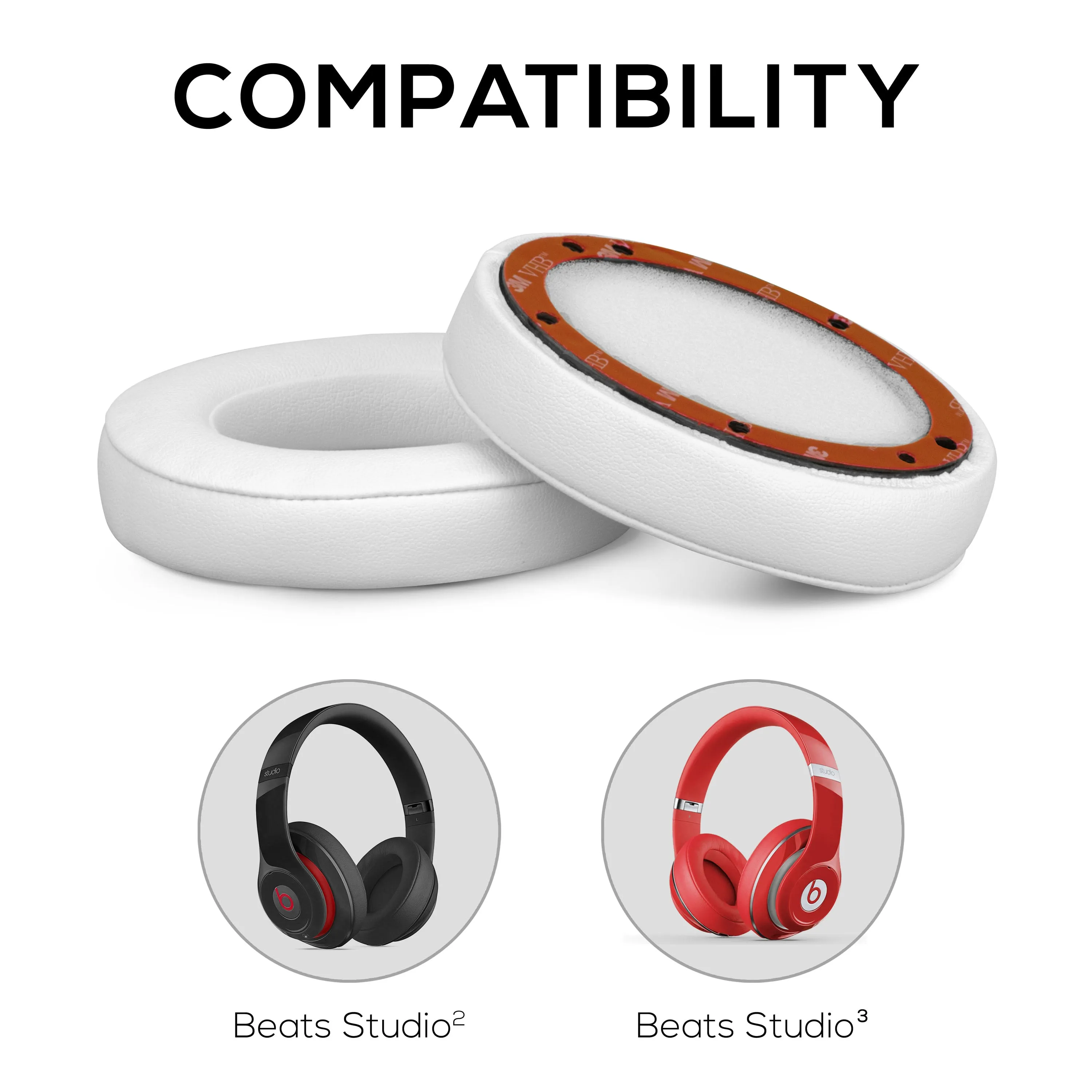 BEATS Studio Premium Replacement Earpads by Brainwavz