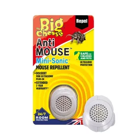 Big Cheese Anti Mouse Mini-Sonic Mouse Repellent