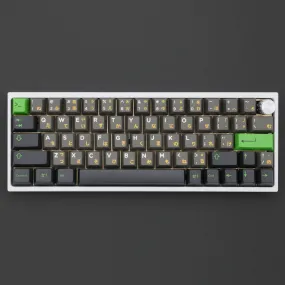 bm60ec bm60 EC rgb 60% gh60 hot swappable Custom Mechanical Keyboard PCB programmed qmk VIA rgb switch type c Rotary Knob