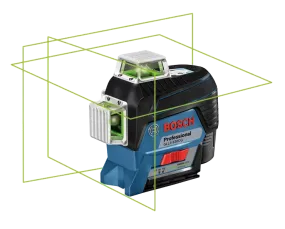 BOSCH 12V MAX 360⁰ Connected Green-Beam Three-Plane Leveling & Alignment-Line Laser Kit