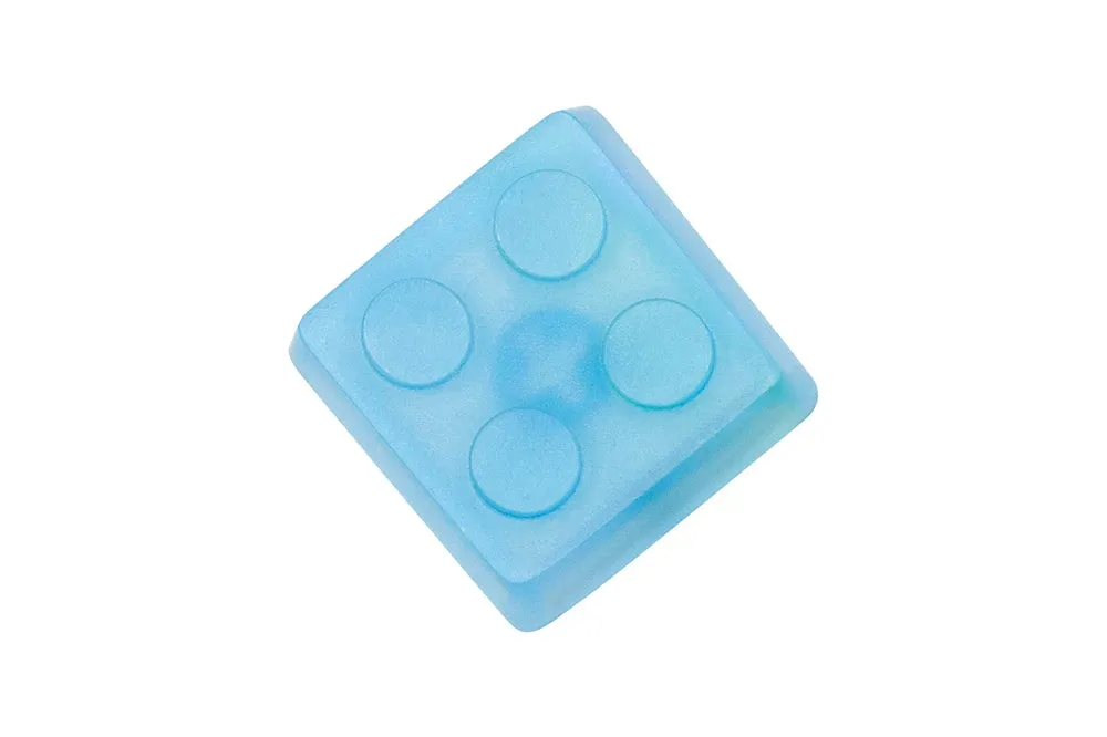 Building Blocks Toys Resin Artisan Keycap Low Profile Keycap for Low Profile MX Stem Mechanical Keyboard Handmade Blue Green Red