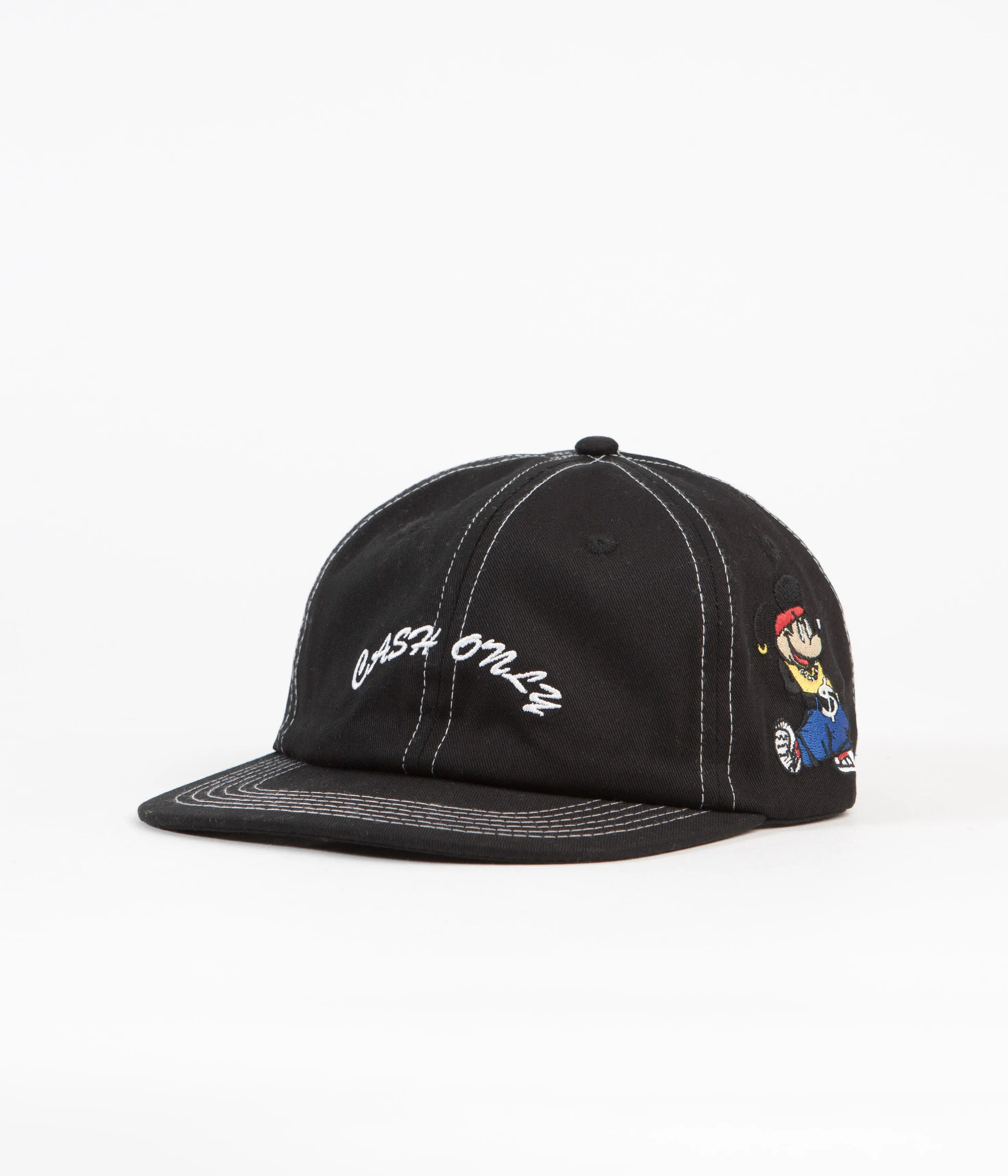 Cash Only Toon Cap - Black