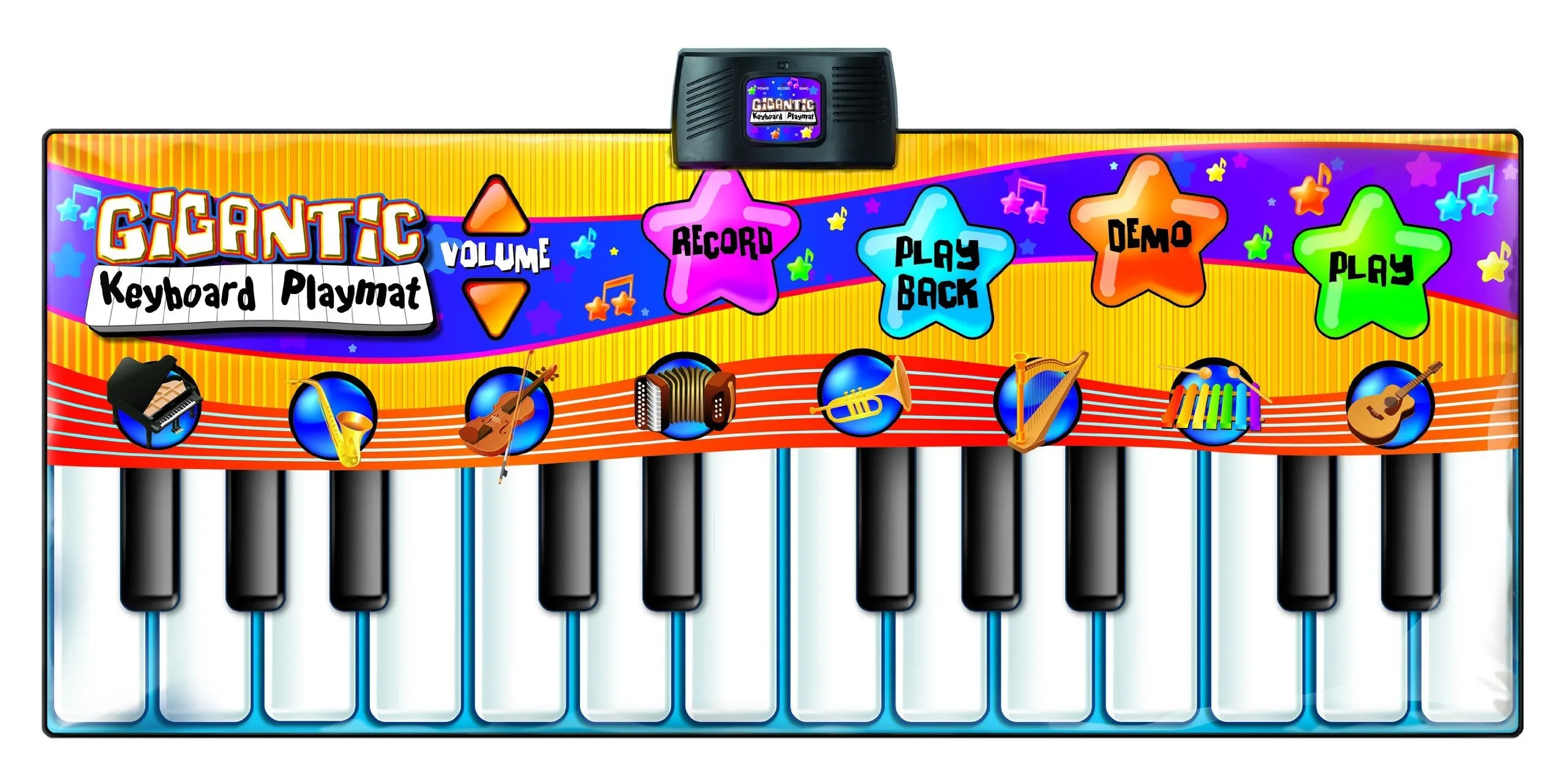 Childrens Giant Electronic Keyboard Piano Musical Playmat Toy Instrument