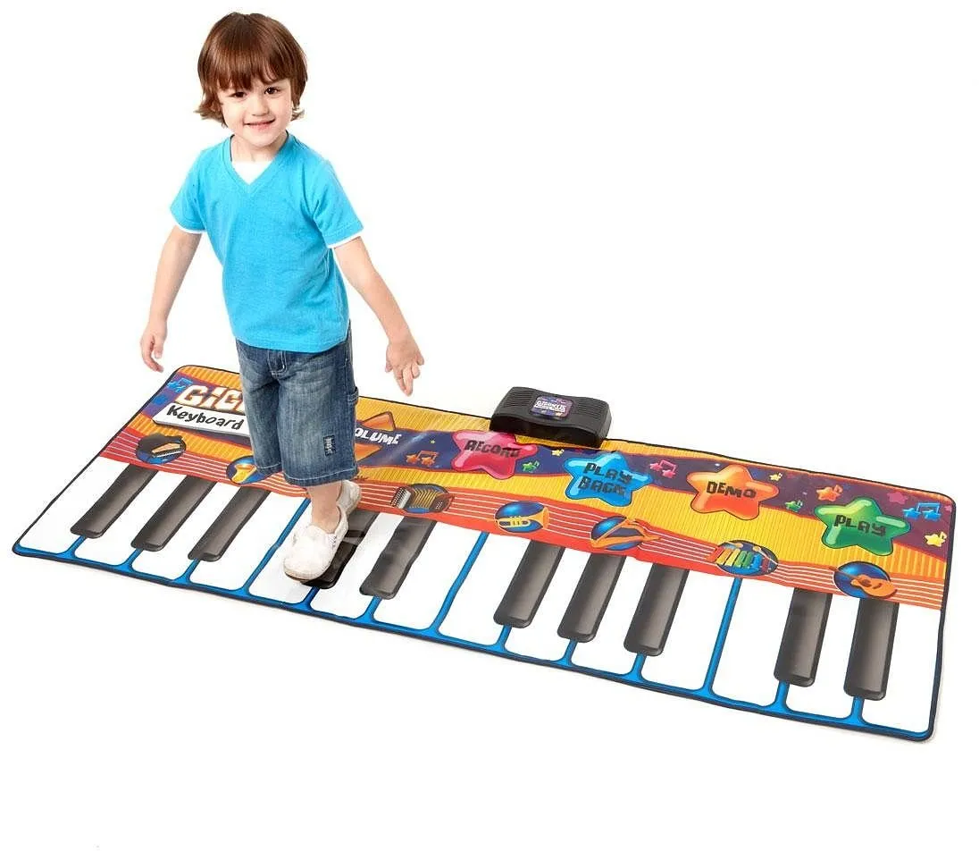 Childrens Giant Electronic Keyboard Piano Musical Playmat Toy Instrument