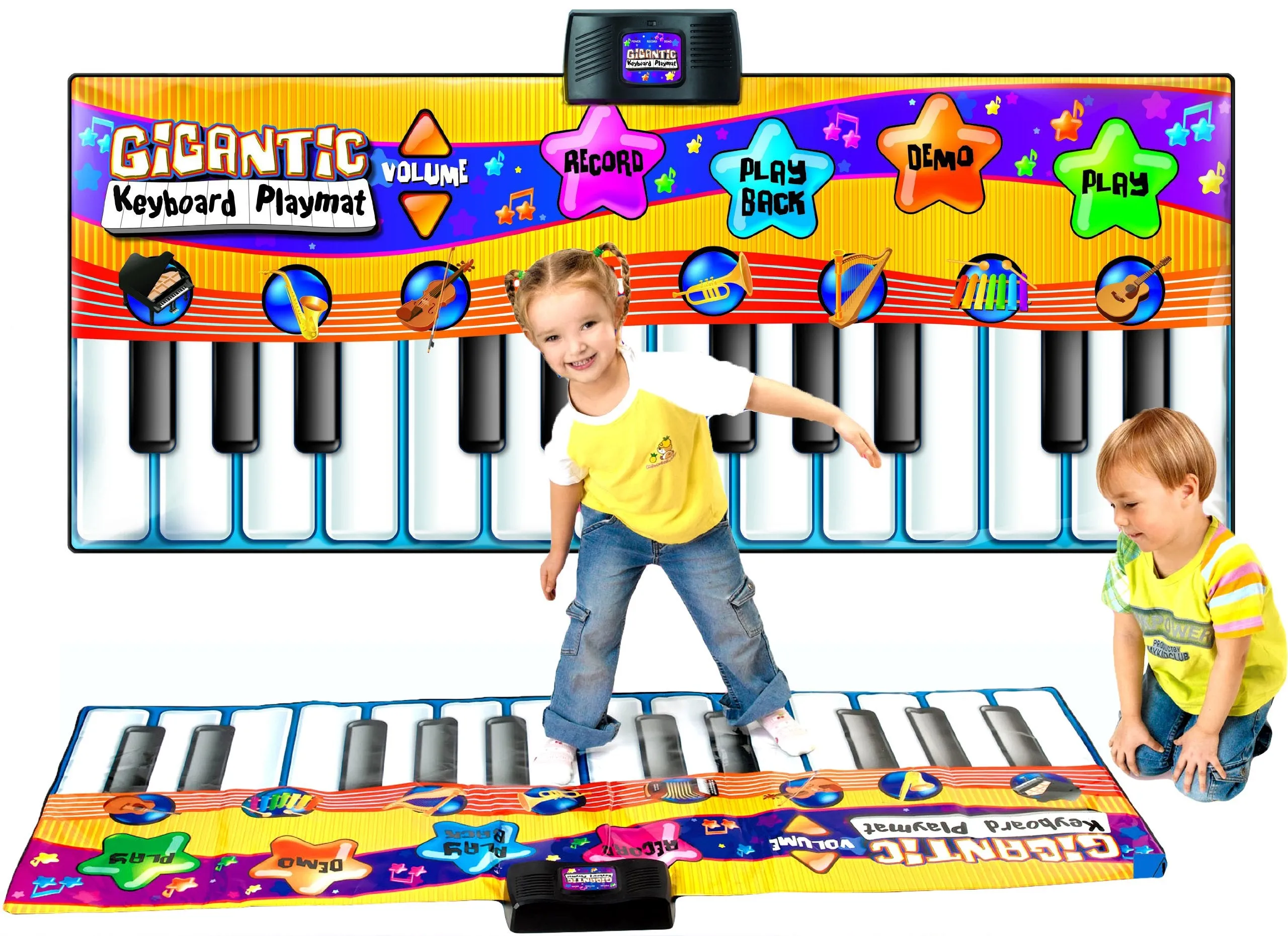 Childrens Giant Electronic Keyboard Piano Musical Playmat Toy Instrument