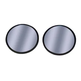 Cipa USA 49111 HotSpots Convex Blind Spot Mirror; Round; 2 in.; Blue Tinted; Stick-On; Pair;