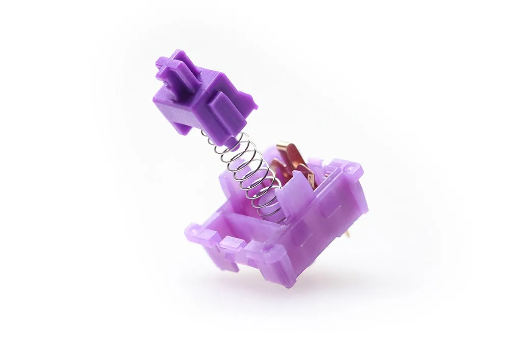 CIY EVO Switch Evolution Linear Tactile 55g 60g mx stem switch for mechanical keyboard 50m Factory Lubed PC Nylon POK Red Purple