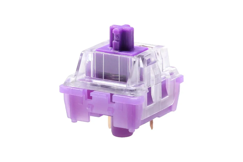 CIY EVO Switch Evolution Linear Tactile 55g 60g mx stem switch for mechanical keyboard 50m Factory Lubed PC Nylon POK Red Purple