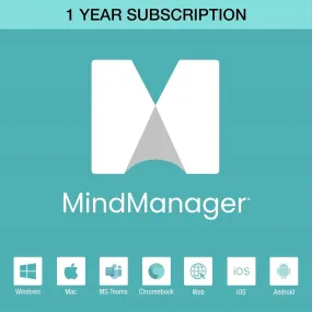 Corel MindManager for Mac & Windows 1-Year Subscription (Download)