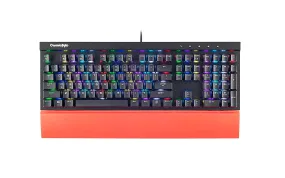 Cosmic Byte CB-GK-03 Black Eye Wired Gaming  Aluminium Mechanical Keyboard, Real RBG Backlit with Effects