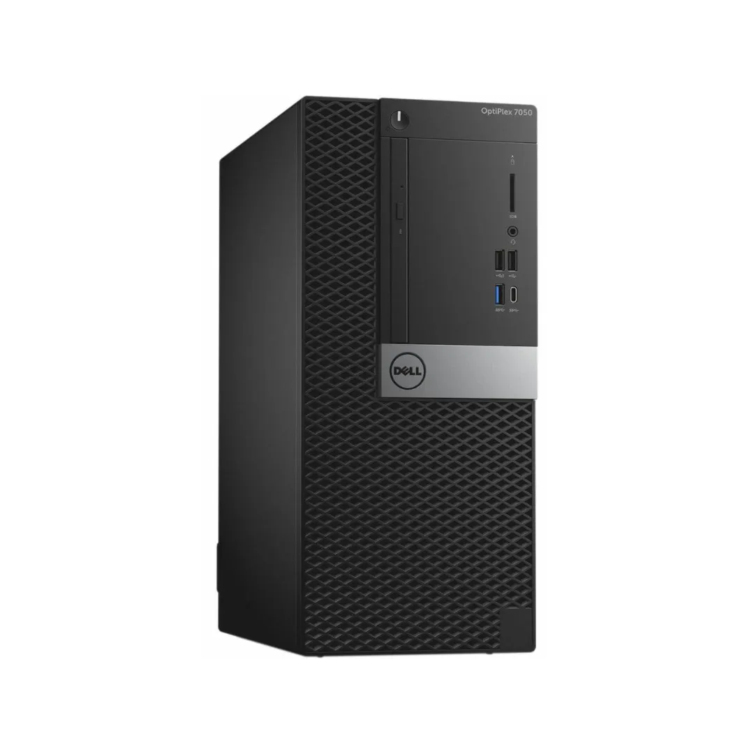 Dell OptiPlex 7050, Mini Tower Desktop, Intel Core i7-6700, 3.4GHz ,16GB RAM, 256GB SSD, Windows 10 Pro - Grade A Refurbished