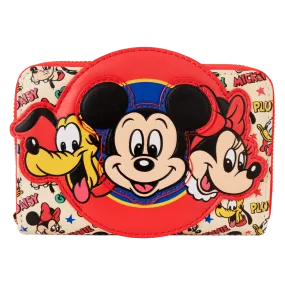 Disney Mickey and Friends Classic Zip Around Wallet