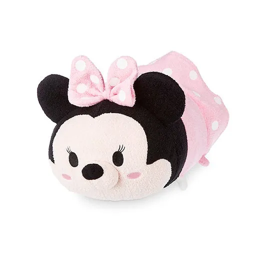 Disney Minnie Mouse Pink Dress Tsum Tsum Medium Plush