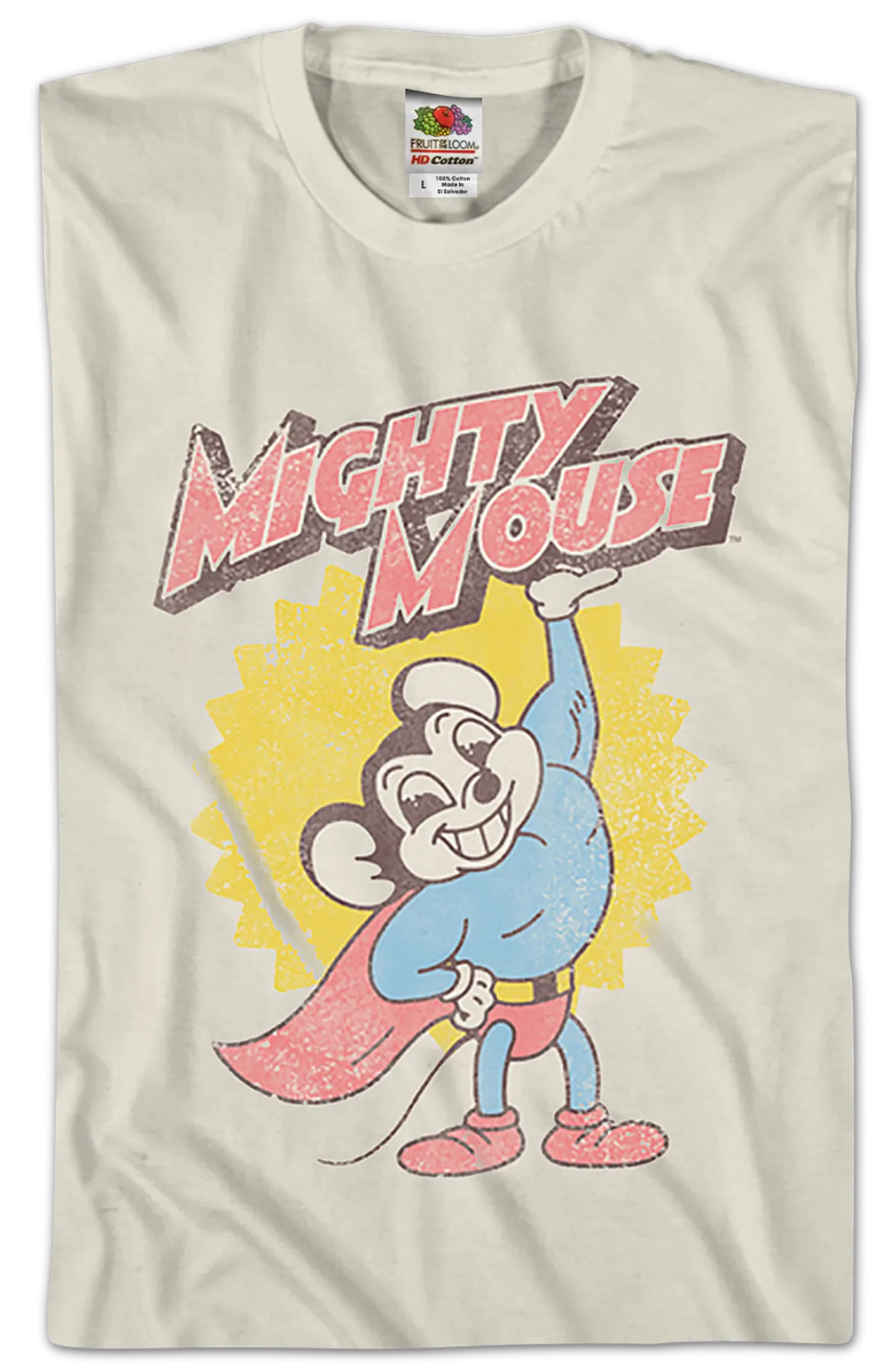 Distressed Mighty Mouse T-Shirt