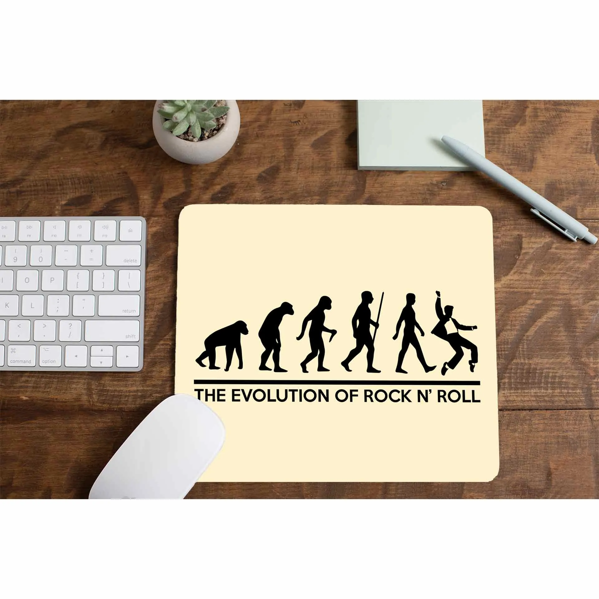 Elvis Presley Mousepad - Rock N' Roll Evolution