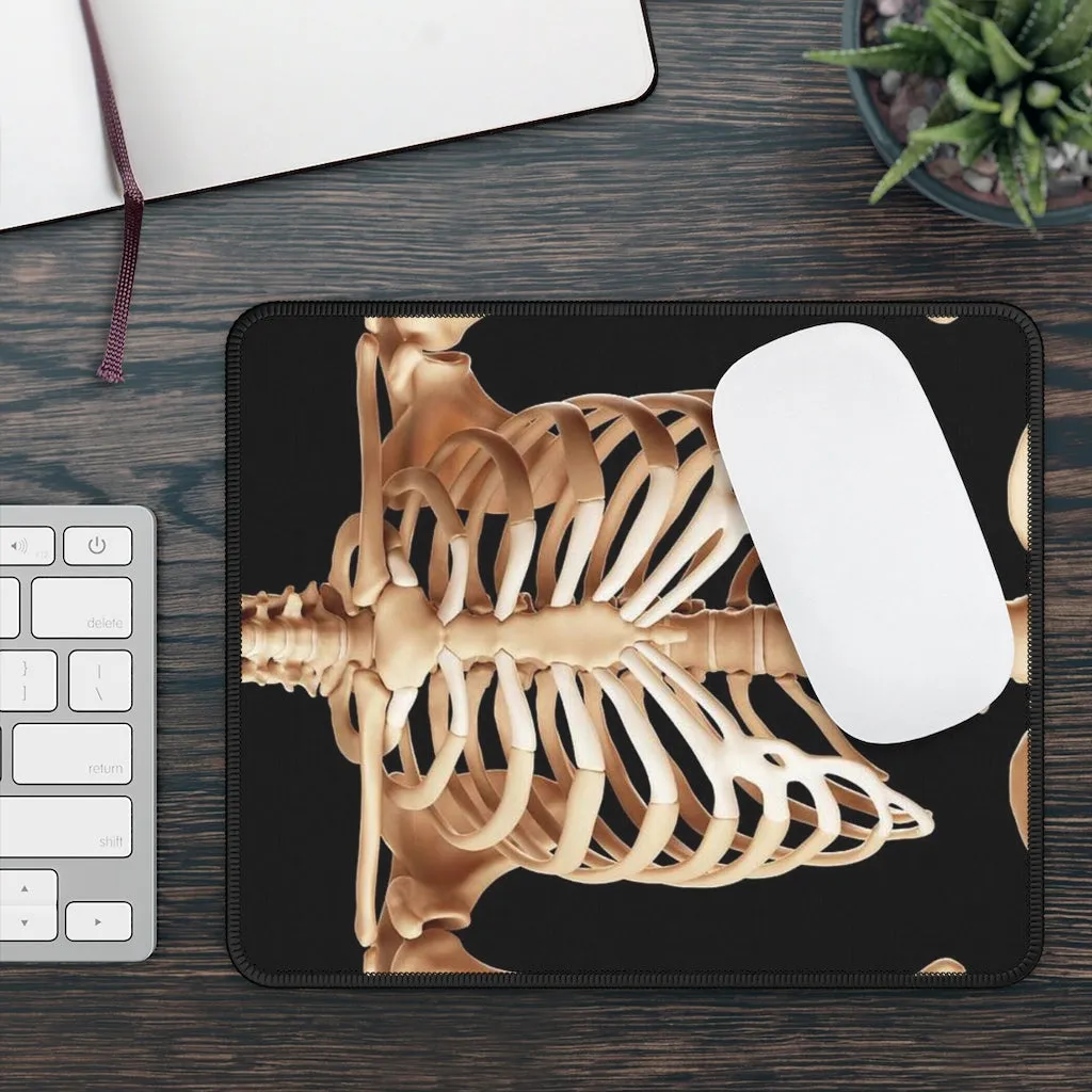 Gaming Mouse Pad   AL BLUE DESIGNED ART SKELETON