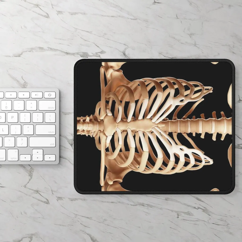 Gaming Mouse Pad   AL BLUE DESIGNED ART SKELETON