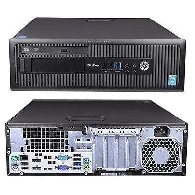 Gaming Plus HP EliteDesk 800 G1 Desktop PC i5 Turbo boost upto 3.6 GHz 8GB RAM 240GB SSD NVIDIA GT 1030 2GB Windows 10 Home 22" Monitor Refurbished