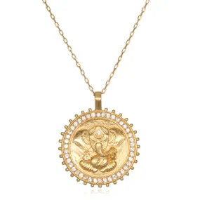 Ganesha Hindu God, Path to Success Necklace