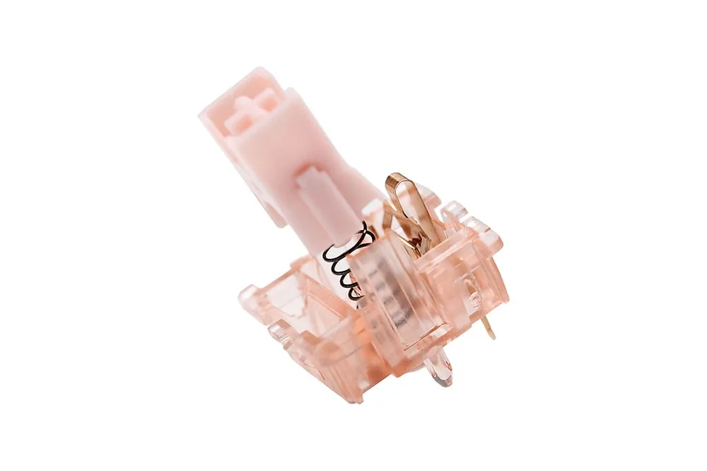 Gateron BOX V2 Ink Pink Black Switch Extras 50g 60g 5pin RGB Linear mx stem switch for mechanical keyboard 80m Pre Lubed