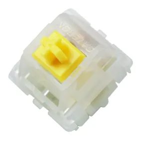 Gateron CAP V2 Milky Yellow Switches(Linear 5 Pin 63g)