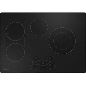 GE Profile 30-inch Built-in Electric Cooktop With Wi-Fi PEP7030DTBB